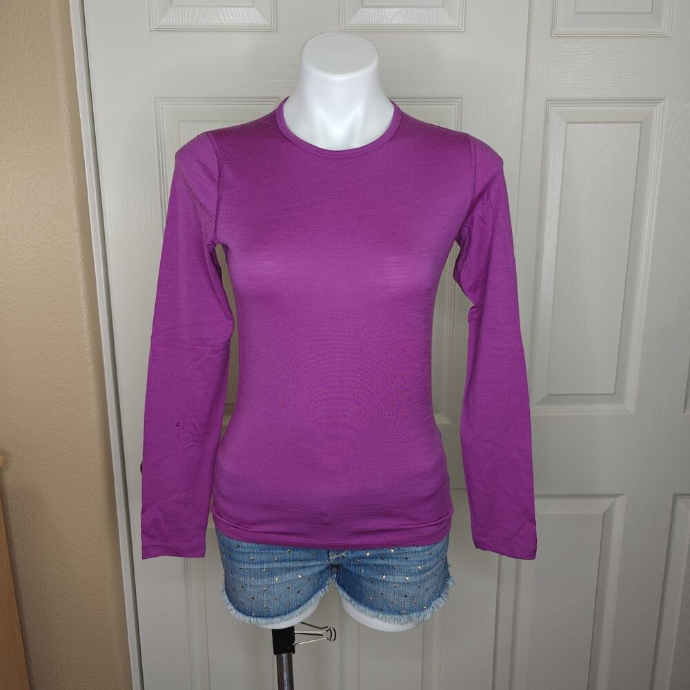 Icebreaker Merino Bodyfit 200 crewneck long sleeve top sz S